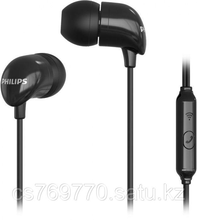 Проводные вкладыши c микрофоном PHILIPS TAE1126BK/51 - фото 1 - id-p112260103