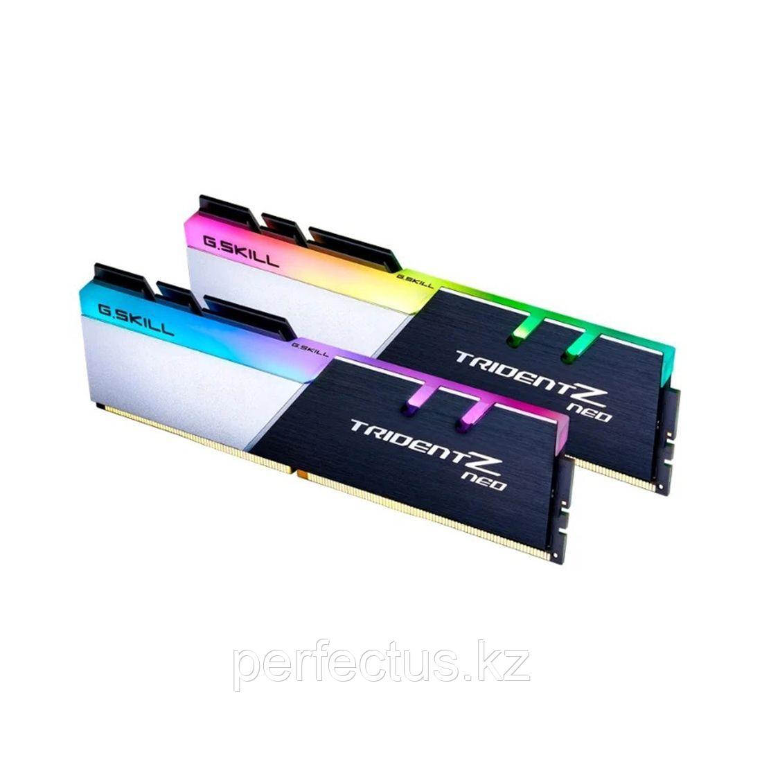 Комплект модулей памяти G.SKILL TridentZ Neo RGB F4-3200C16D-16GTZN DDR4 16GB (Kit 2x8GB) 3200MHz - фото 2 - id-p112260346