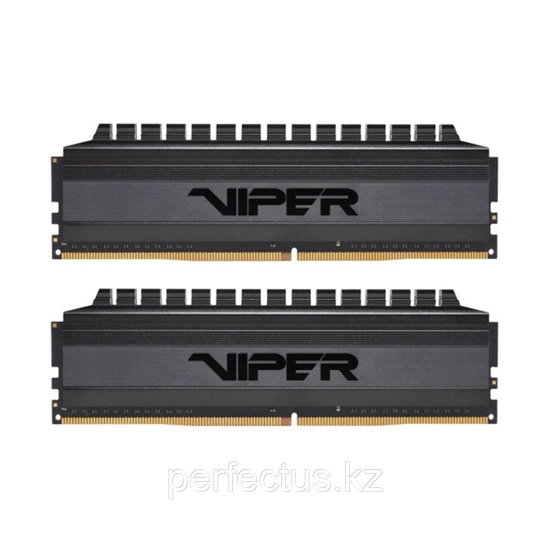 Комплект модулей памяти Patriot Viper 4 Blackout PVB416G360C8K DDR4 16GB (Kit 2x8GB) 3600MHz - фото 1 - id-p112260660