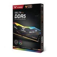 ОЗУ TEAM GROUP T-FORCE TUF GAMING DELTA, RGB, 16GB (1X16GB), DDR5, 6000MHZ, CL38, FF5D516G6000HC38A01