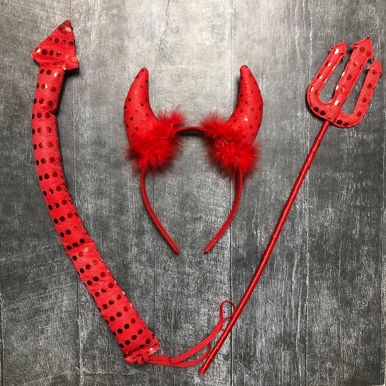 Набор дьяволицы с пайеткой