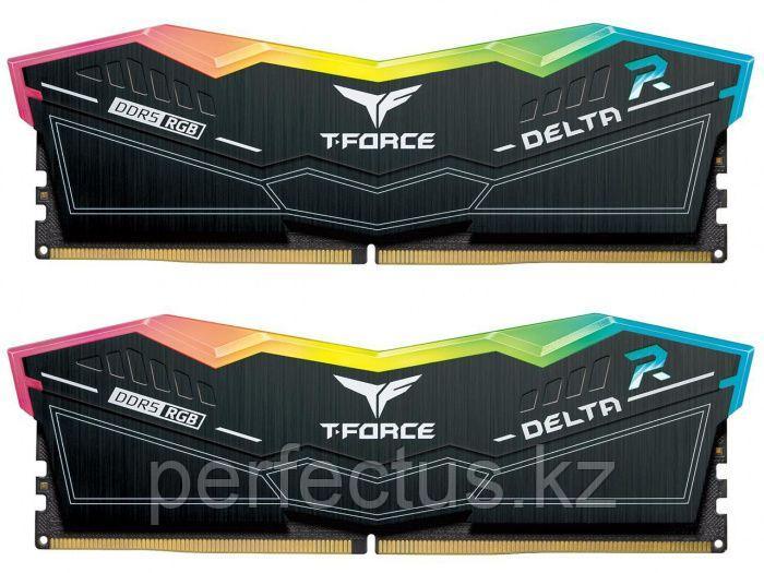 ОЗУ Team Group, T-Force Delta RGB 48 GB Kit, DDR5 (2x24GB), 7200Mhz, CL34-42-42-84, 1.4V, - фото 1 - id-p112269674