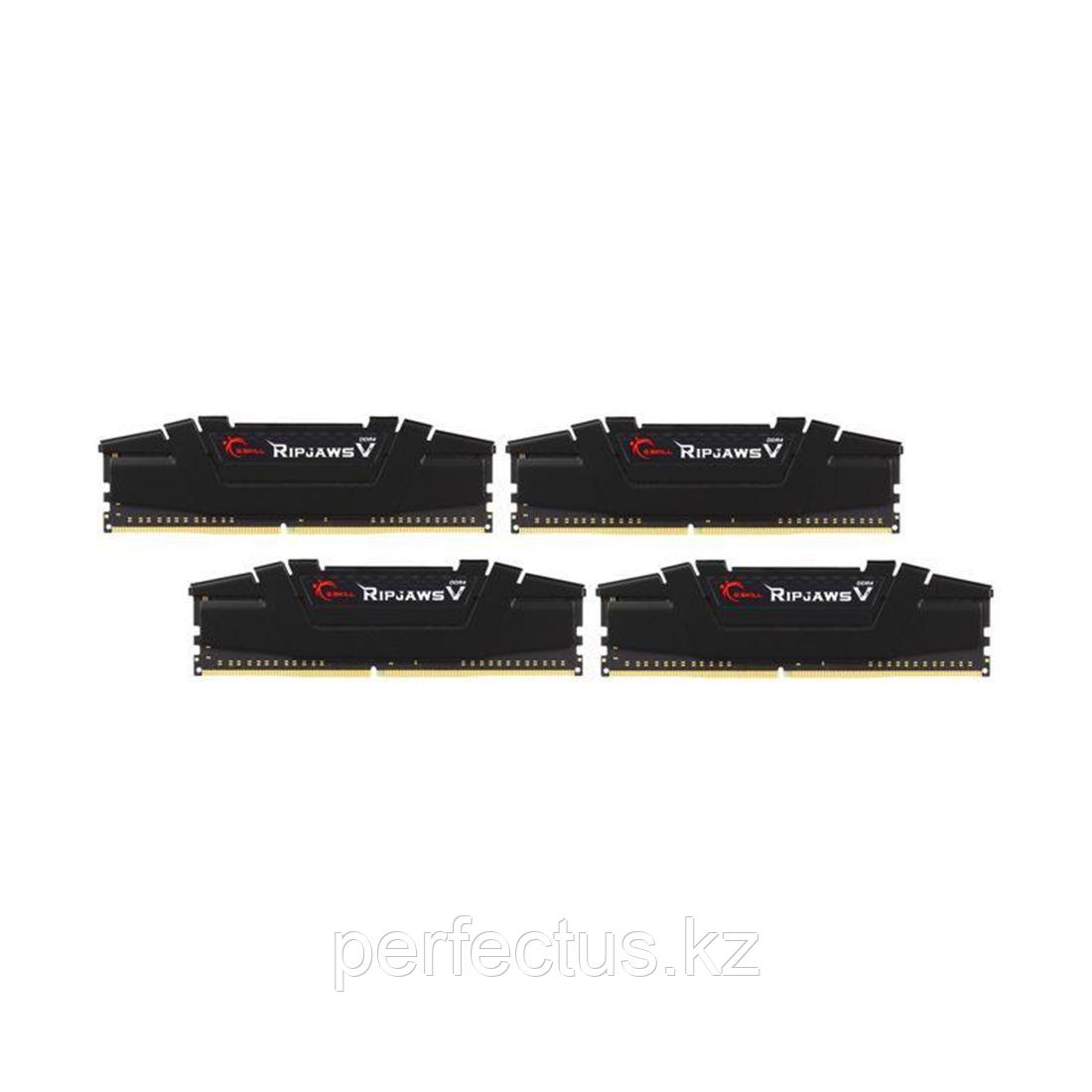 Комплект модулей памяти G.SKILL RipjawsV F4-3200C16Q-32GVKB DDR4 32GB (Kit 4x8GB) 3200MHz - фото 1 - id-p112269705