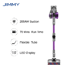 Пылесос вертикальный Jimmy JV85 Pro Graphite+Purple Handheld Cordless Vacuum Cleaner+charger ZD24W342060EU