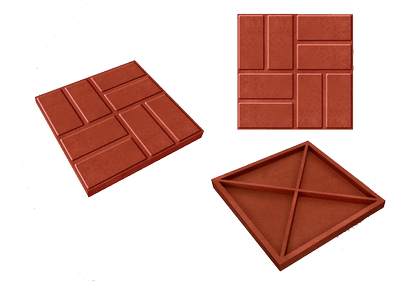 Плитка полимерная, шоколад - фото 1 - id-p112292147