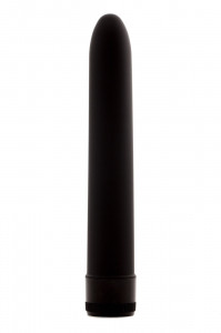 Классический силиконовый вибратор 2,8 х 18 см, черный 47540-MM