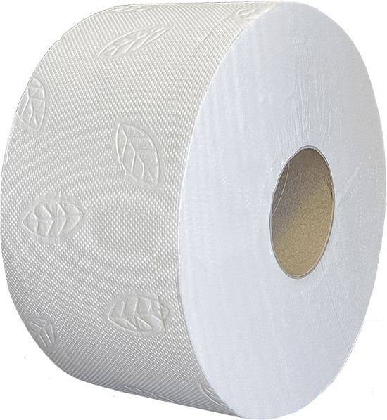 Бумага туалетная Merida TOP MINI 2-слойная, белая, с тиснением (12х180 cм) - фото 1 - id-p112281331