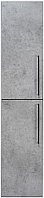 Шкаф-пенал Misty Rock-35 35х165 см, подвесной, левый, бетон светло-серый