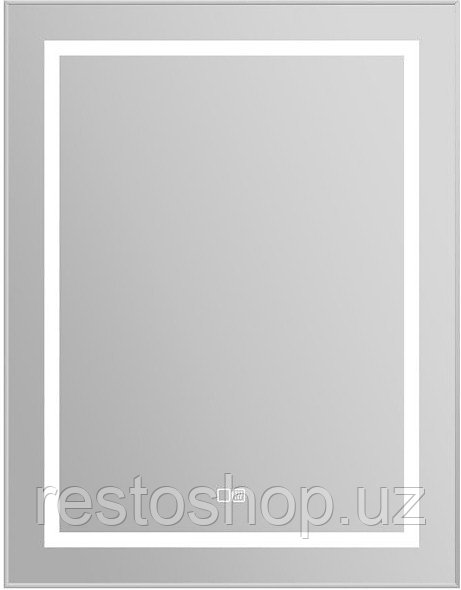 Зеркало BelBagno SPC-KRAFT-685-885-TCH-WARM-NERO 68,5х88,5 см черное - фото 1 - id-p112348196