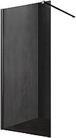 Перегородка душевая Vincea Walk-In VSW-1H100CGB 100х200 см тонированное стекло, профиль черный матовый