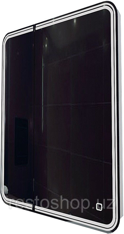 Шкаф зеркальный Art&Max Verona AM-Ver-700-800-2D-R-DS-F 70х80 см, с подсветкой, правый - фото 1 - id-p112355262