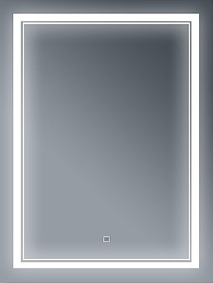 Зеркало БРИКЛАЕР Эстель-2 60 60х80 см с подсветкой и сенсорным выключателем - фото 1 - id-p112358277