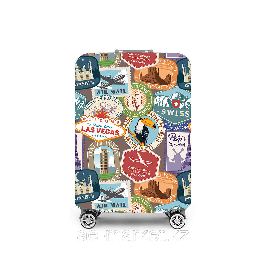 Чехол для чемодана Travelsky Las Vegas M