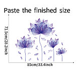 Наклейка виниловая  "Фиолетовый клен", 72*85 см, фото 4