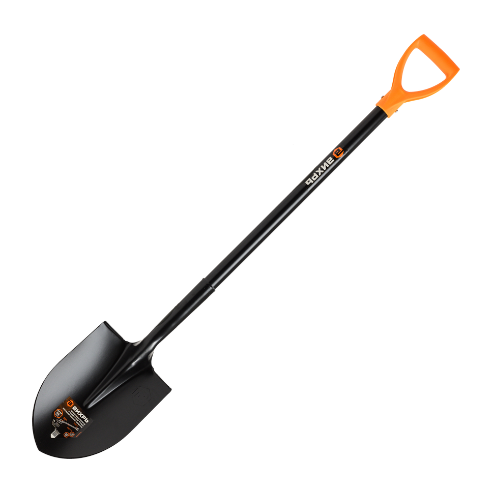 Штыковая лопата Вихрь с изогнутой тулейкой, металлический черенок - фото 1 - id-p112358985
