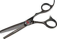 Ножницы парикмахерские филировочные Katachi Skull Black 5.5" (35 зубцов) K205535BL