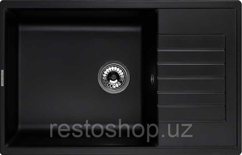 Мойка кухонная Kuppersberg Roys 1B1D черный металлик - фото 1 - id-p112304339