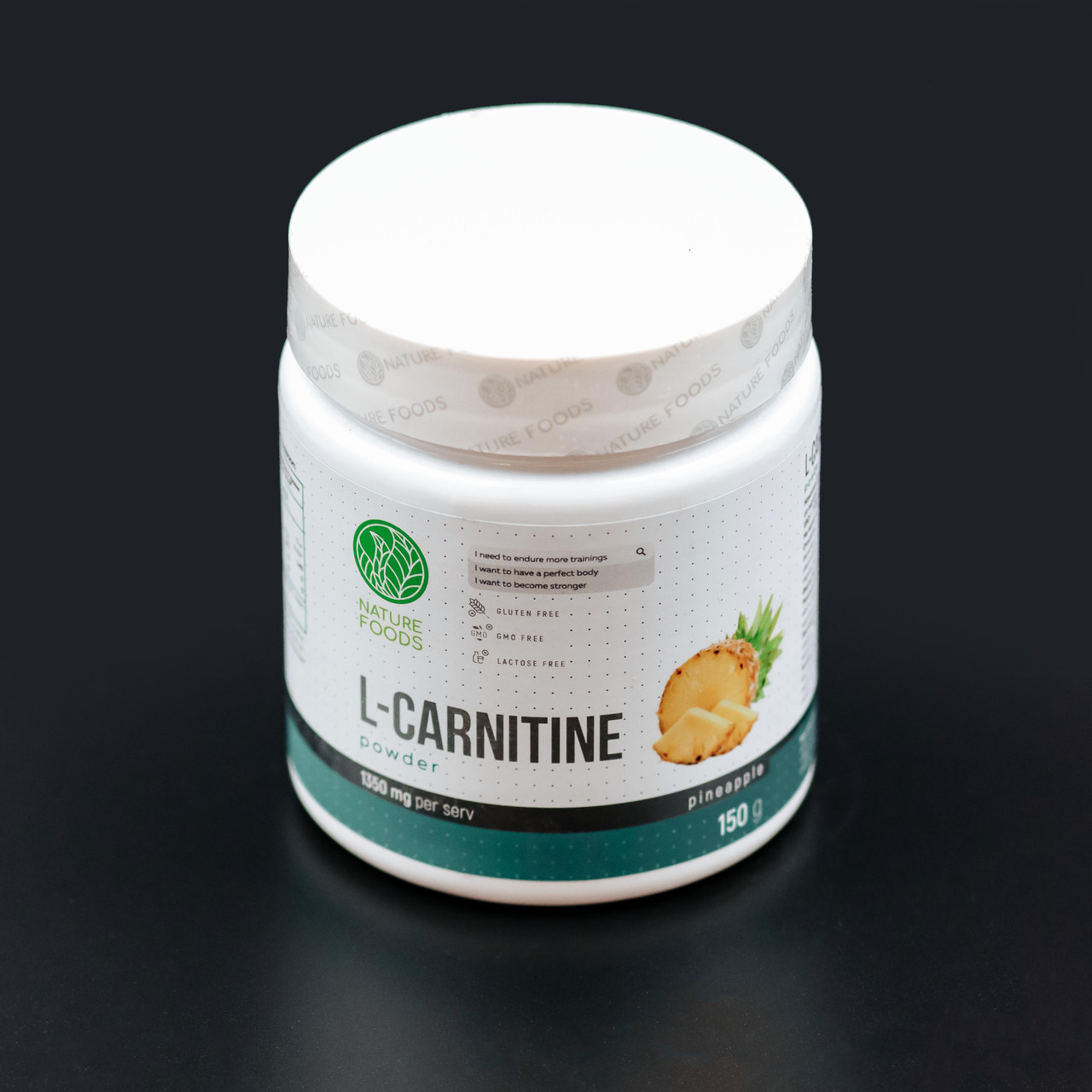 Nature Foods - L-Carnitine 150гр/100 порций Ананас - фото 1 - id-p111616218