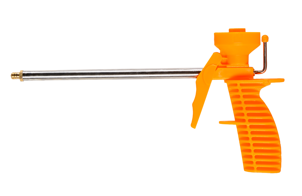 Пистолет для монтажной пены "ЛАЙТ" пластмассовый корпус Вихрь - фото 1 - id-p112359002