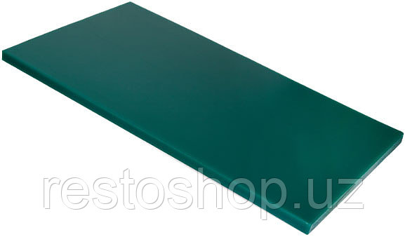 Доска разделочная Клен 600х400х18 мм зеленая, пластик - фото 1 - id-p112298355