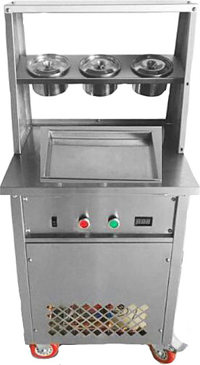 Фризер для жареного мороженого Foodatlas KCB-1F (контейнеры, стол для топпингов) - фото 1 - id-p112297360