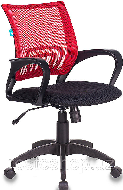 Кресло офисное Бюрократ CH-695N/R/TW-11 спинка сетка красный TW-35N сиденье черный TW-11 - фото 1 - id-p112325312