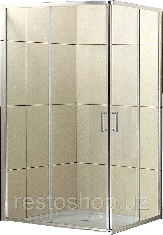 Уголок душевой BelBagno UNO-195-AH-2-120/80-C-Cr 120x80x195 см, прозрачное стекло - фото 1 - id-p112338317