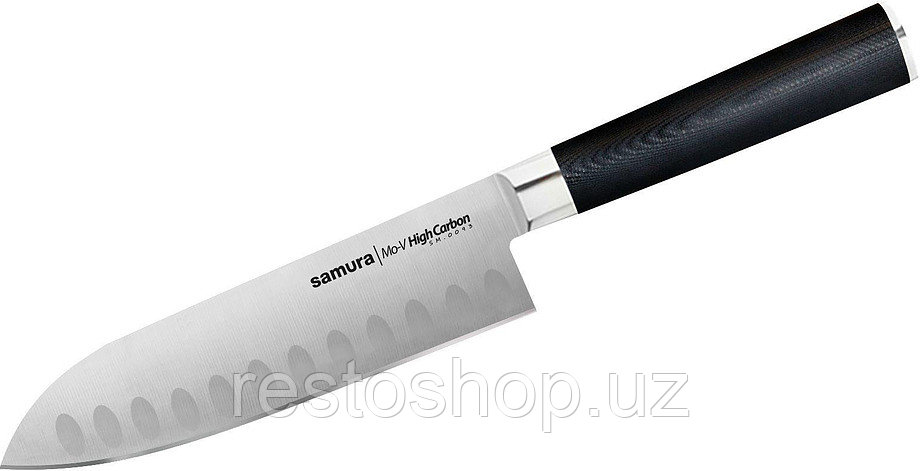 Нож Сантоку Samura Mo-V Stonewash SM-0093 - фото 1 - id-p112303380