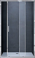 Дверь душевая Vincea Alpha VDS-3AL140CL 140х190 см с прозрачным стеклом, раздвижная, хром