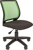 Кресло офисное Chairman 699, без подлокотников, черно-зеленое
