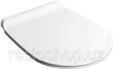 Сиденье для унитаза SIMAS Vignoni VI004bi/cr с микролифтом, белый/хром - фото 1 - id-p112321387
