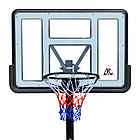Баскетбольная стационарная стойка DFC ING44P1 112x75cm акрил винт. рег-ка (три короба), фото 2
