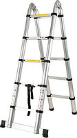 Лестница-стремянка телескопическая Мастер-инструмент МИ 2.2м/4.4м 7 ступ.