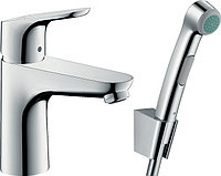 Смеситель для раковины с гигиеническим душем Hansgrohe Focus 31927000