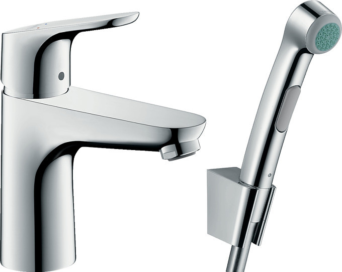 Смеситель для раковины с гигиеническим душем Hansgrohe Focus 31927000 - фото 1 - id-p112255005