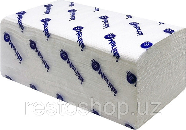 Полотенца бумажные Merida V-КЛАССИК 5000 1-слойные, белые (20х250 листов) - фото 1 - id-p112309425
