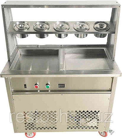 Фризер для жареного мороженого Foodatlas KCB-2F (контейнеры, 2 компрессора) - фото 1 - id-p112297463