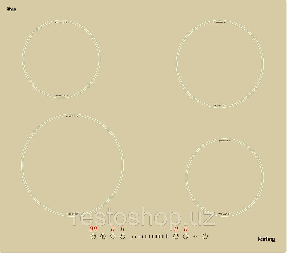 Варочная панель индукционная Korting HI 64560 BB бежевая - фото 1 - id-p112303471