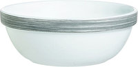 Салатник Arcoroc Brush L0630 12 см, бело-серый