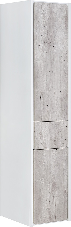 Пенал подвесной Roca Ronda R ZRU9303006 139 см белый матовый/бетон - фото 1 - id-p112323418