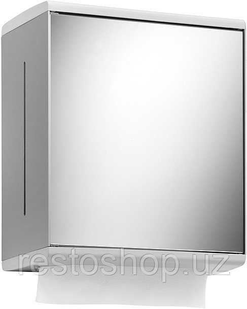 Дозатор бумажных полотенец Keuco Hygieneprodukte 12785010201 с зеркальной дверцей, петли справа, хром, - фото 1 - id-p112344402