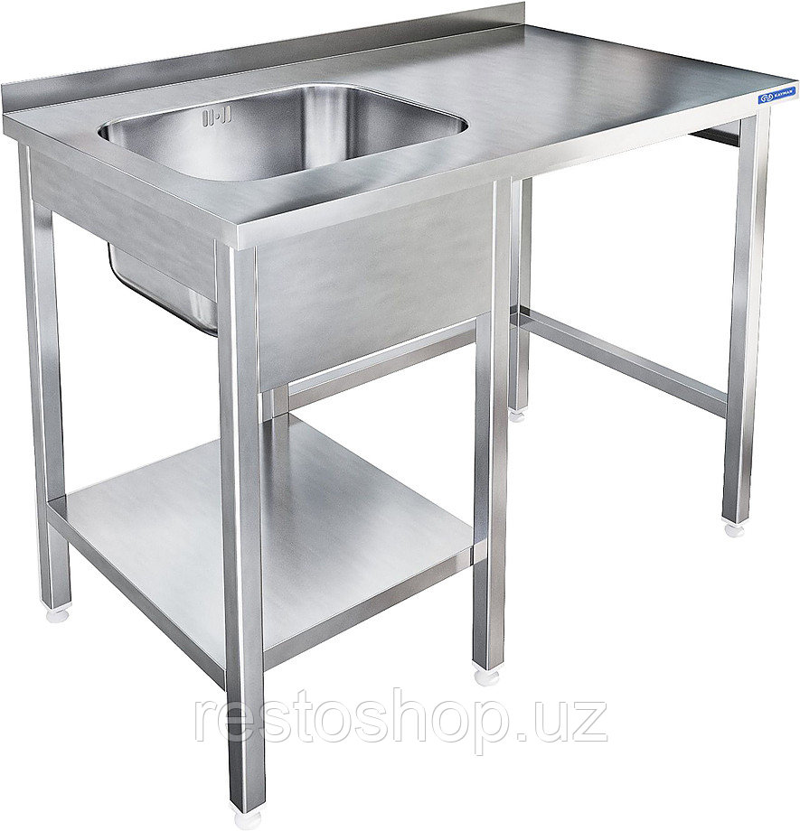 Стол для посудомоечной машины KAYMAN СПМФ-121/1207 ЛЕВЫЙ - фото 1 - id-p112351420