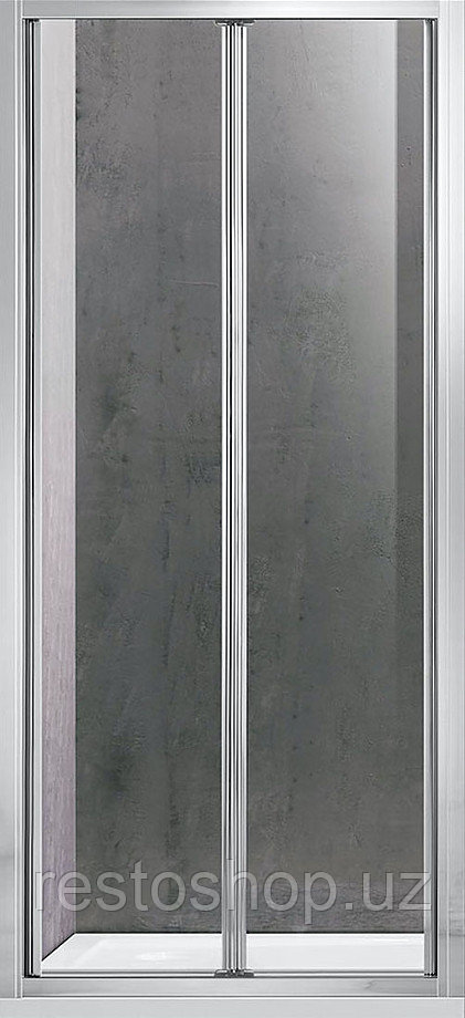 Дверь душевая Vincea Garda VDB-1G900CL 90х190 см с прозрачным стеклом, складная, хром - фото 1 - id-p112321447