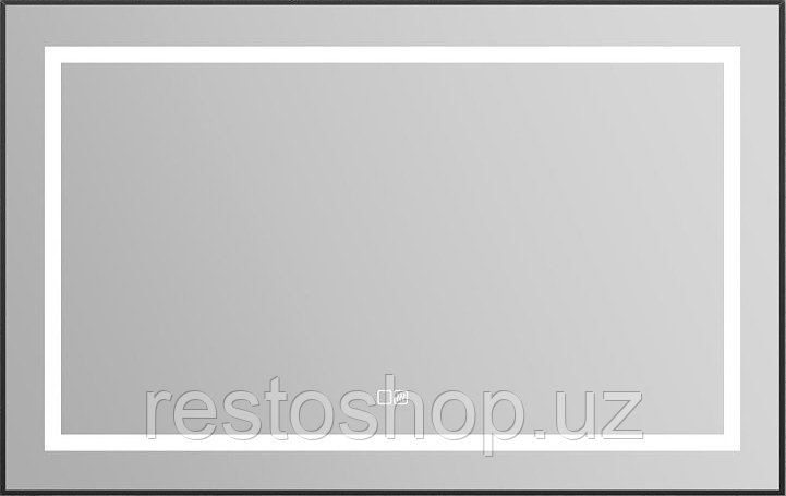 Зеркало BelBagno SPC-KRAFT-1085-685-TCH-WARM-NERO 108,5х68,5 см черное - фото 1 - id-p112352425
