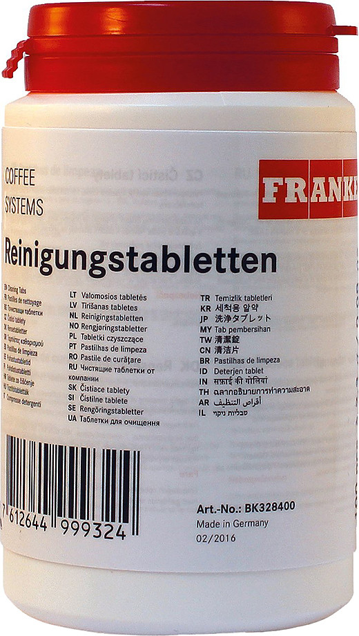 Таблетки для очистки кофейной системы Franke BK 328400