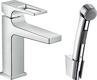 Смеситель для раковины с гигиеническим душем Hansgrohe Metropol 74522000