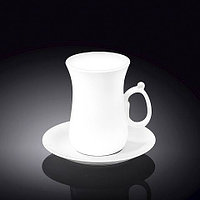 Чашка чайная с блюдцем Wilmax WL-993087 / AB