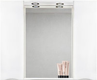 Шкаф зеркальный BelBagno MARINO-SPC-1000/750-2A-BL-P с подсветкой, белый глянцевый
