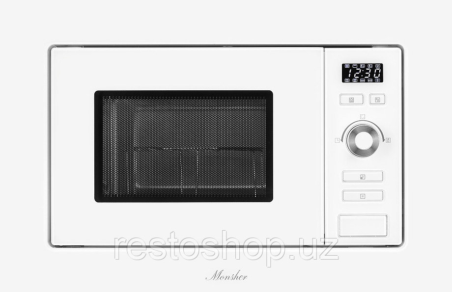 Микроволновая печь Monsher MMH 201 W, белая / стекло - фото 1 - id-p112335533