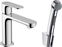 Смеситель для раковины с гигиеническим душем Hansgrohe Rebris S 110 72215000